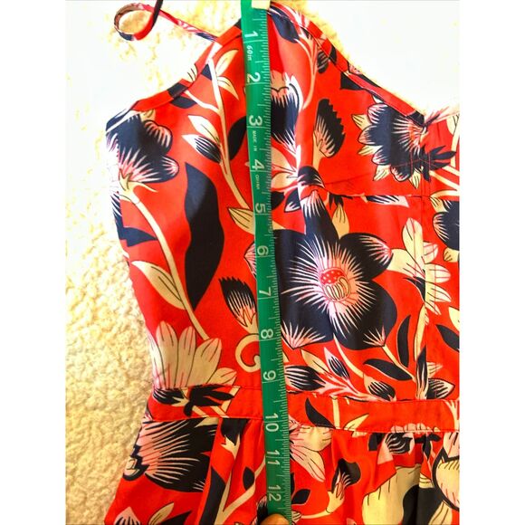 J.CREW Women's Floral Print Sun Dress With Pockets, Size 2 - Picture 5 of 8